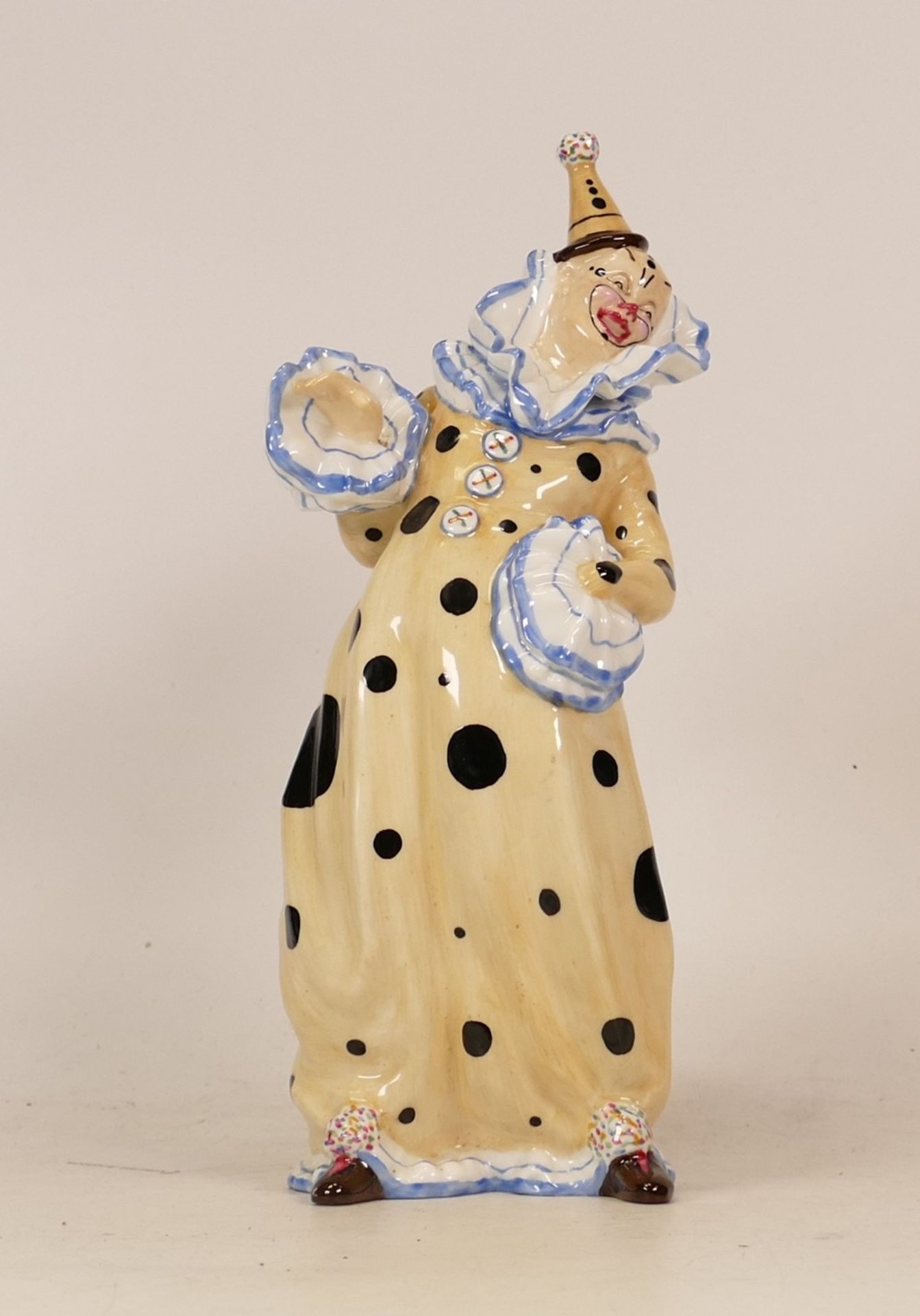 Coalport clown figurine. Height 24cm