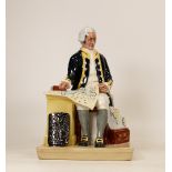 Royal Doulton character figure Captain Cook HN2889, hairline to base