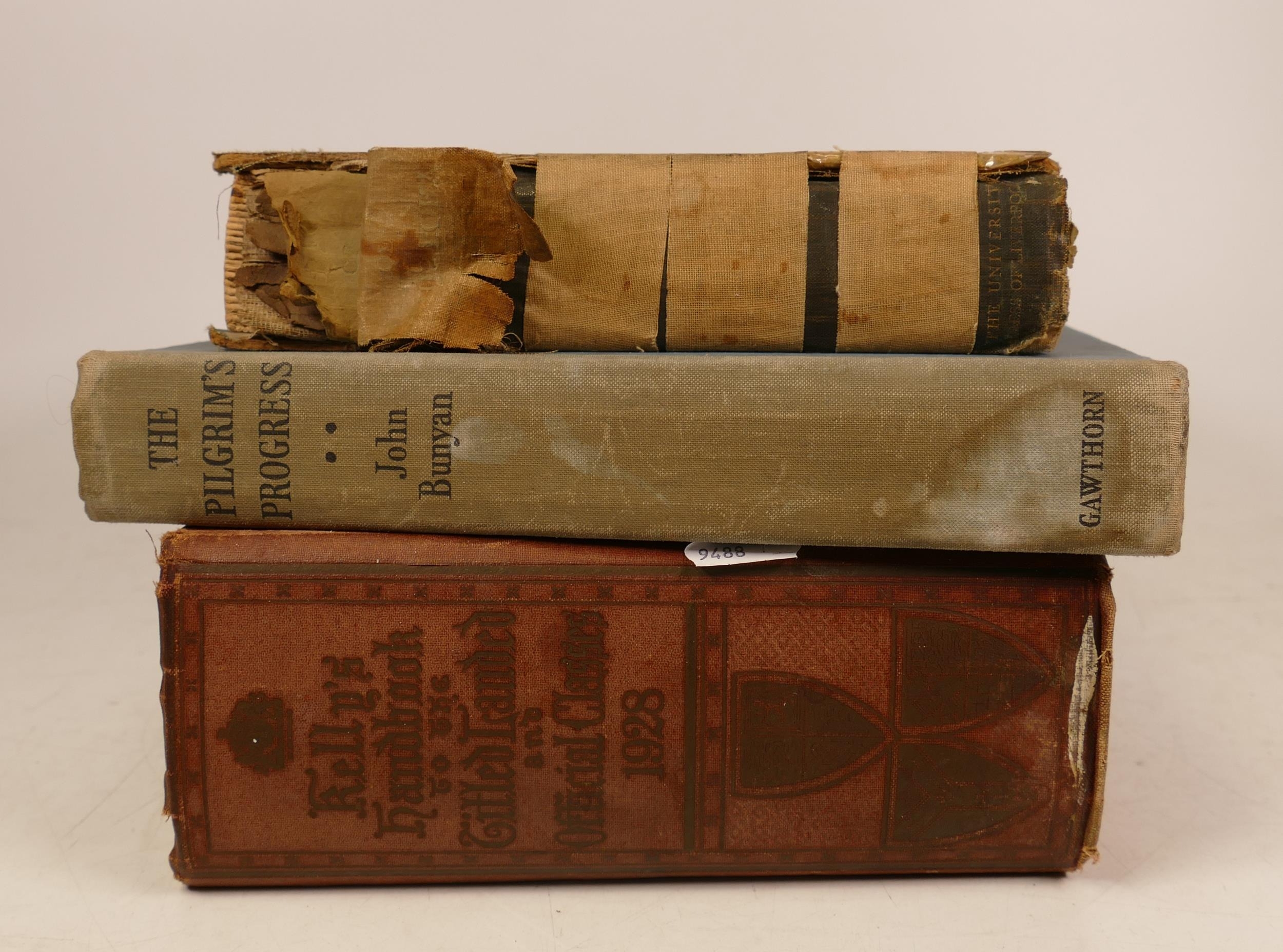 Three Antiquarian Books to inlcude Kellys Handbook to the Titled, Landed and Official Classes