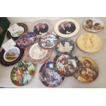 A collection of decorative wall plates to include 5 x Coalport Royal commemorative plates,
