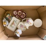 A Collection of Teaware and Miniatures to include Derby Posies, Foley China, Limoges etc.
