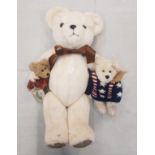 Merrythought teddy bear together with two Boyds bears Ethan &b Ashley Huntington (3)