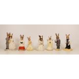 Royal Doulton Bunnykins to include Wedding Day DB287, Choir Singer DB223, Bridesmaid DB173, Vicar