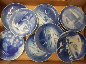 Royal Copenhagen decorative wall plates x 15. (15)