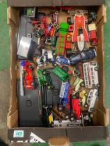 A Collection of Mostly Matchbox Toy Car to include several Advertising Examples (1 Tray)
