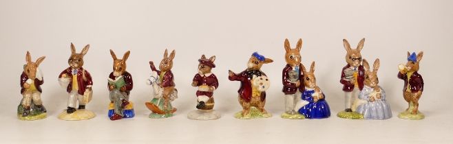 Royal Doulton Bunnykins to include Father, Mother and Victoria DB68, Family Photograph DB1,