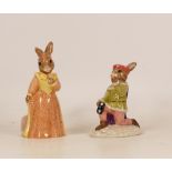 Royal Doulton Bunnykins figures to include: Romeo DB284 and Juliet DB283, both with certs (2)