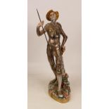 A Sureda Spanish Figure Ceramic Figure of Don Quixote. Height: 43cm