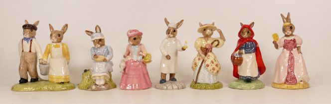 Royal Doulton Bunnykins to include Jack and Jill DB222, We Willie Winkie DB270, Mary Mary Quite