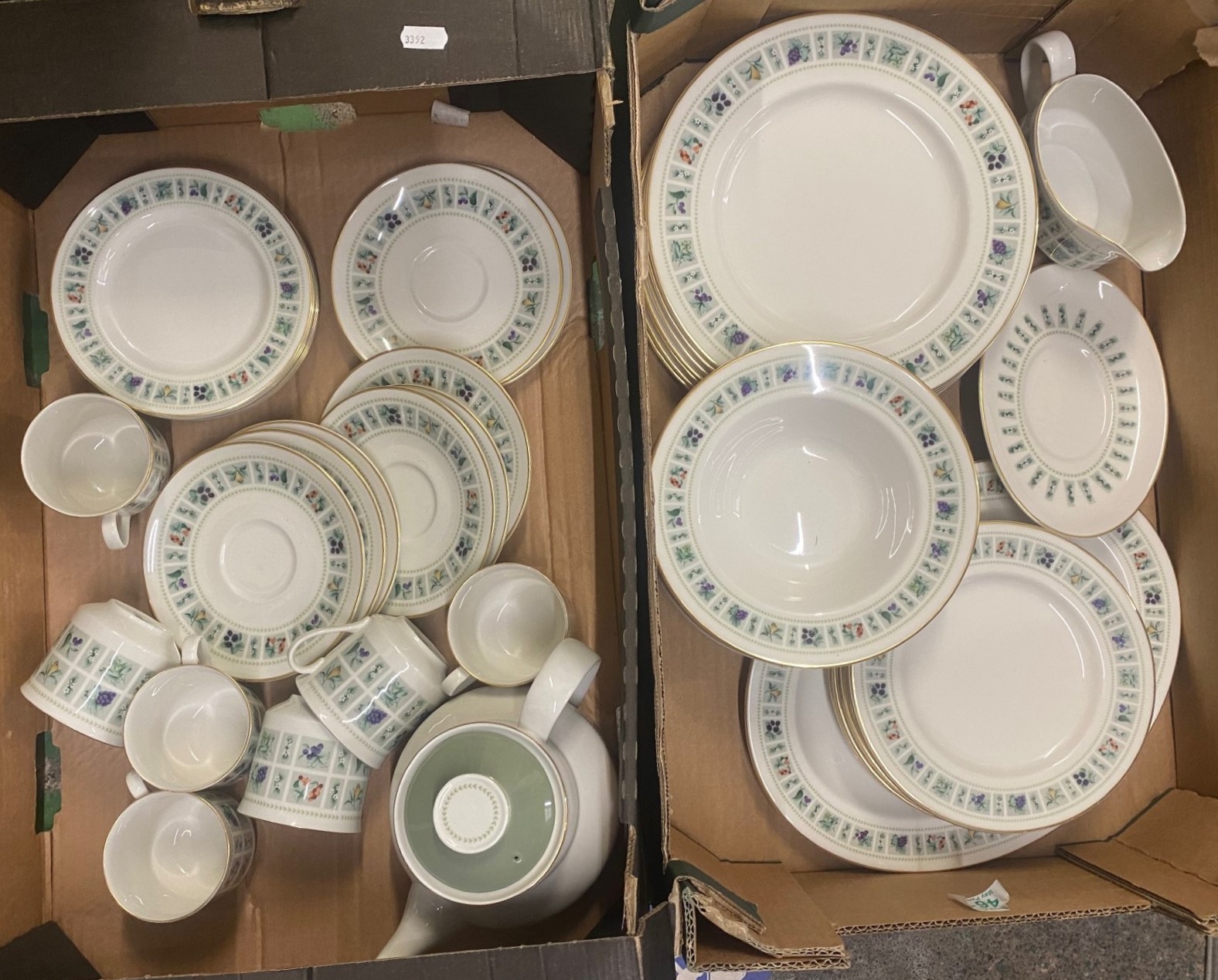 A Collection of Royal Doulton Tapestry Tea and Dinnerware to include Dinner Plates, Platter,