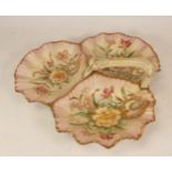 Carlton Ware Carnation scalloped serving dish