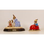 Royal Doulton Bunnykin Dodgem DB249 together with Bath Night DB242