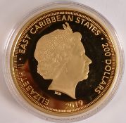 The 2019 Heroes of D-Day 75th Anniversary Gold 5oz £50 Sovereign - This is 155.5 grams of 22 carat