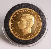 1937 George VI £5 five pounds / 5 sovereign proof coin, an outstanding example. Purchase cost £14,