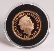 QEII £2 gold double sovereign proof coin 2021 40g, original cost £2900. Box & COA. Limited edition