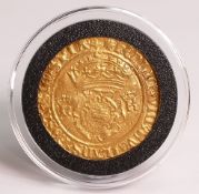 Henry VIII Gold Crown of the double rose, purchase cost £5500