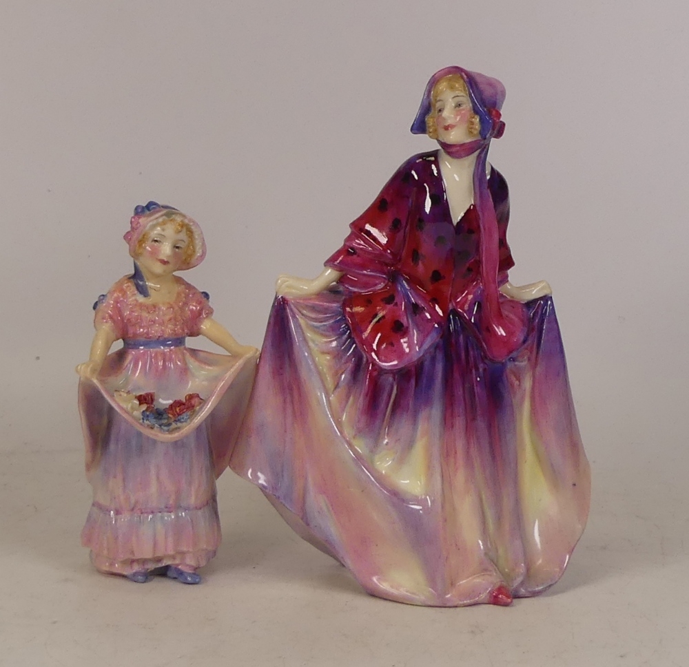 Royal Doulton figures Lucy Ann HN1502 and Sweet Anne HN1496 (2)