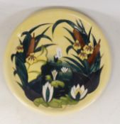 Moorcroft Lamia charger. Diameter 26cm. Seconds in quality