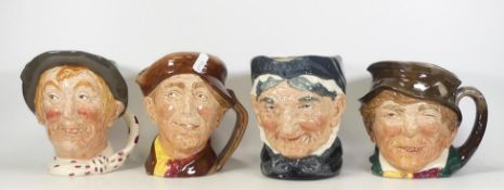 Royal Doulton large character jugs to include Jarge, Arry, Granny and Paddy (4)