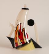 Lorna Bailey Ravensdale pattern tea pot. Height: 24cm