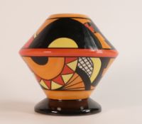 An early Lorna Bailey Ellgreave Pottery Flapper vase. Height 16.5cm