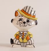 Lorna Bailey Gentleman cat, limited edition 4/9 and gold signed to base.