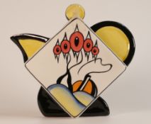 Lorna Bailey Highfield pattern geometric tea pot. Height: approx. 20cm