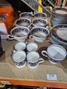 A small quantity of Wedgwood florentine design tableware