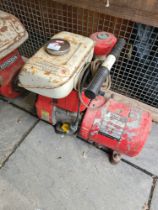 A pair of Honda petrol generators