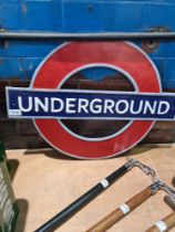 Large Underground sign (59cm x 46cm)