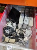 Large selection of Playstation equipment including controllers and handsets