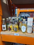 A small quantity of Whisky miniatures to include examples by Cardhu, Dallas Dhu and Aberfeldy