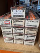 Fleischmann, 13 HO gauge carriages No. 5151