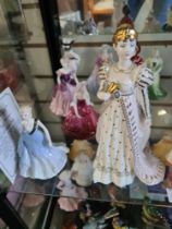11 Coalport figurines including a limited edition of Empress Josephine and one Royal Doulton figure