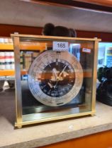 A vintage Saico World Time mantle clock