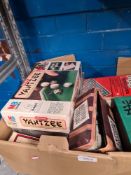 A selection of vintage board games of various manufacturers, etc