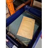 Two boxes of antiquarian books