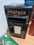 Black Postbox (270mm deep)