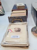 A quantity of Victorian cabinet cards 150 to 200 approx and some other larger examples