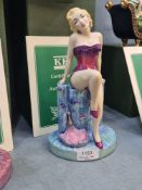 Kevin Francis, a Marilyn Monroe figurine number 5 of 2000, colourway 1, purple basque with certifica