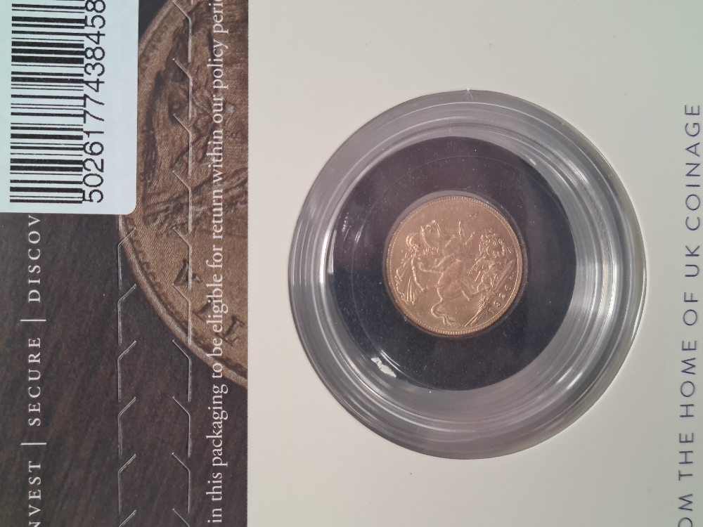 The Royal Mint; A cased Full Sovereign, dated 1926, George V and George and The Dragon, from the Col - Image 4 of 8