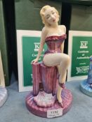 Kevin Francis, a Marilyn Monroe figurine number 1005 of 2000 colourway 3, Cerise Basque with certifi