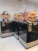 Kevin Francis Spitting Image character jugs limited edition to include Margaret Thatcher, John Major