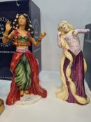 A Royal Doulton limited edition, Scheherazade No. 2 of 1,500 and a limited edition of Rapunzel No. 3