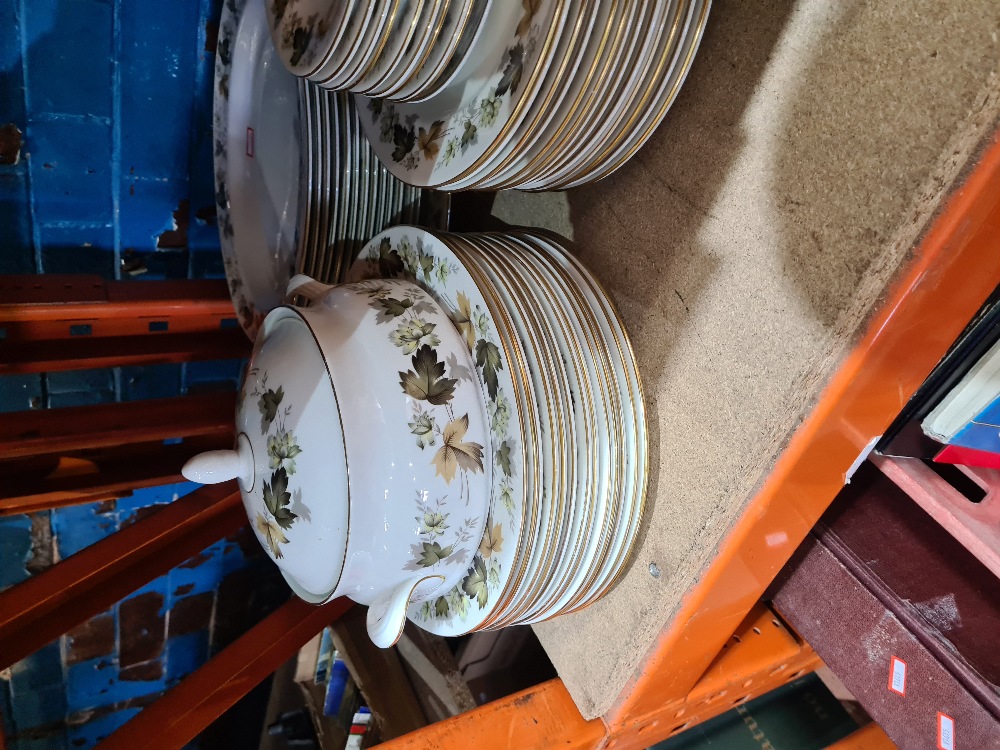 A large quantity of Royal Doulton Larchmont pattern dinner and teaware