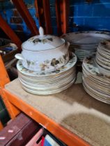 A large quantity of Royal Doulton Larchmont pattern dinner and teaware