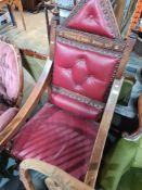 An Old Charm oak limited edition silver jubilee throne chair, number 487