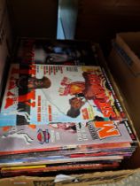 A selection of basketball magazines