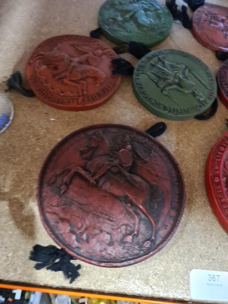 A selection of reproduction seals, some Marcus Design - Image 2 of 3