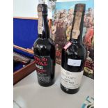 A bottle of Quinta Do Noval Port 1962 and a bottle of Taylor's vintage Port 1977